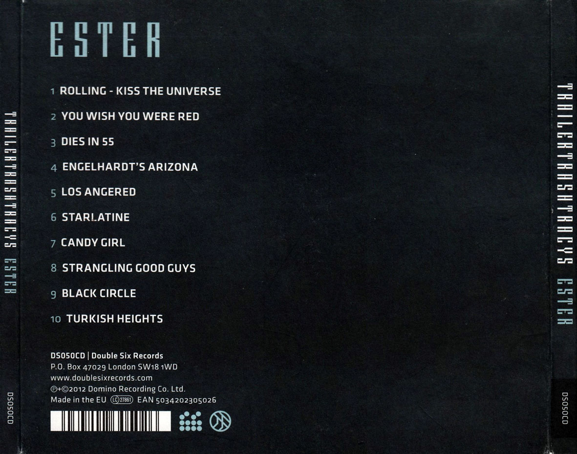 Cartula Trasera de Trailer Trash Tracys - Ester