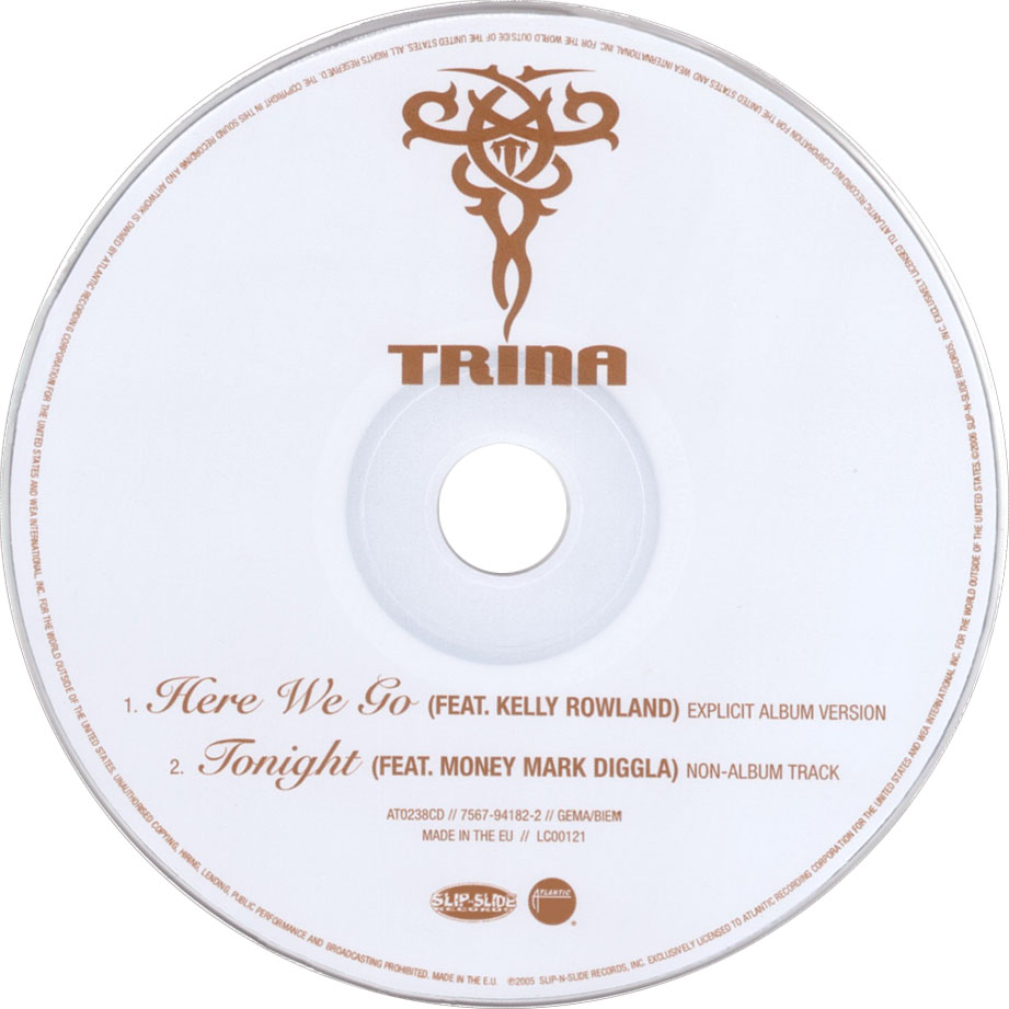 Cartula Cd de Trina - Here We Go Again (Featuring Kelly Rowland) (Cd Single)