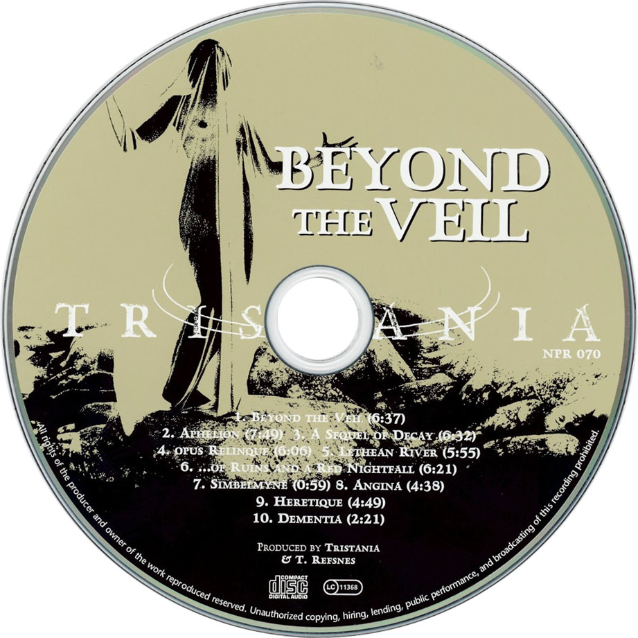 Cartula Cd de Tristania - Beyond The Veil