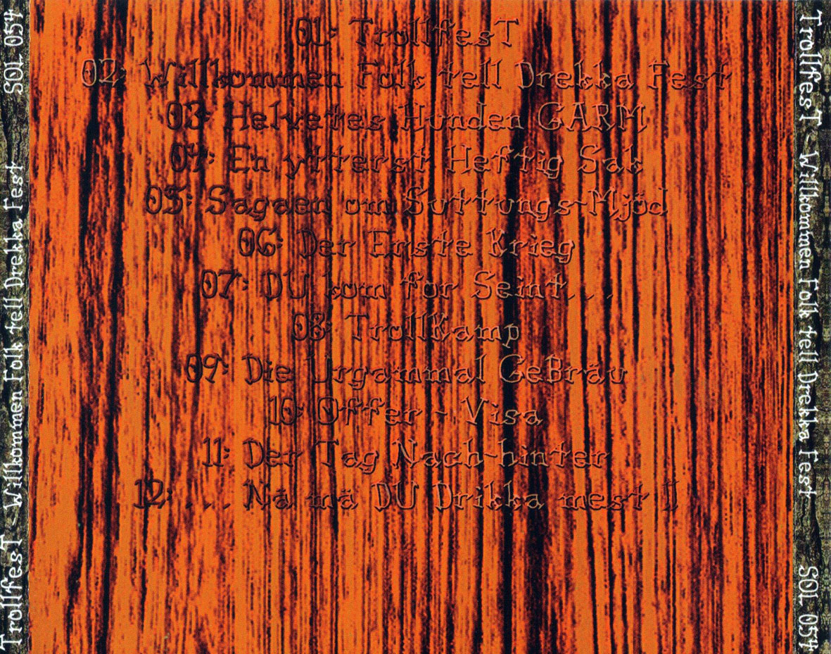 Car�tula Trasera de Trollfest - Willkommen Folk Tell Drekka Fest