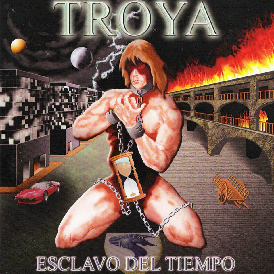 Cartula Frontal de Troya - Esclavo Del Tiempo (Cd Single)