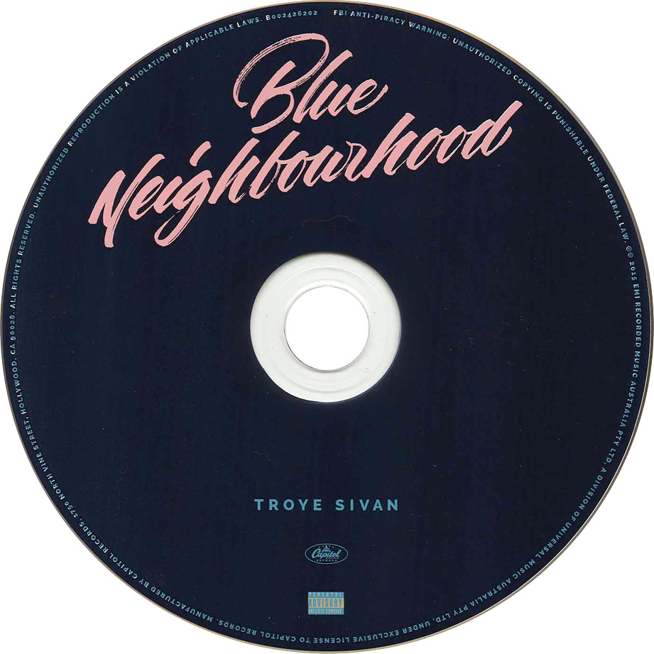 Cartula Cd de Troye Sivan - Blue Neighborhood (Deluxe Edition)