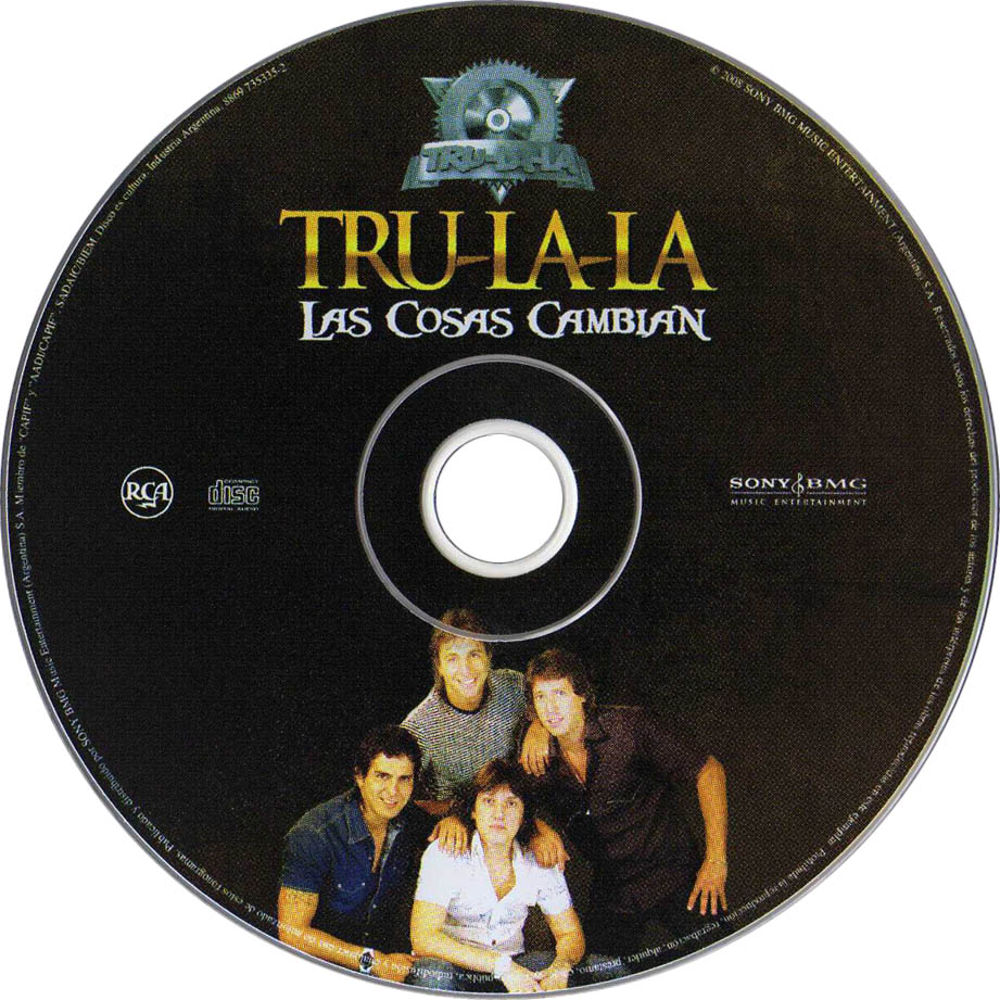 Cartula Cd de Tru-La-la - Las Cosas Cambian
