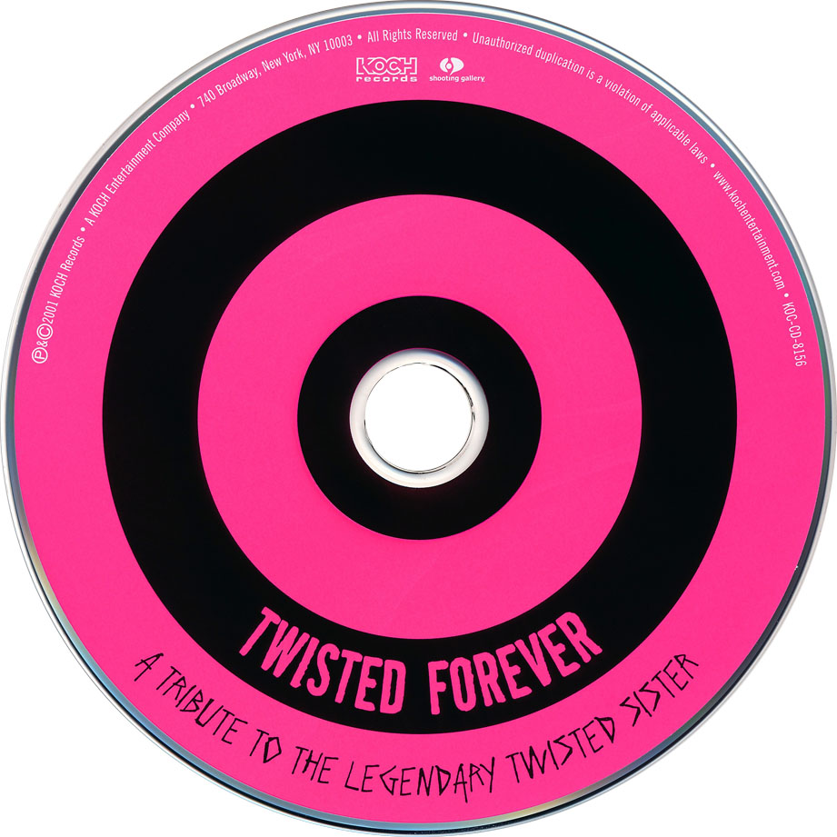 Cartula Cd de Twisted Forever: A Tribute To Legendary Twisted Sister
