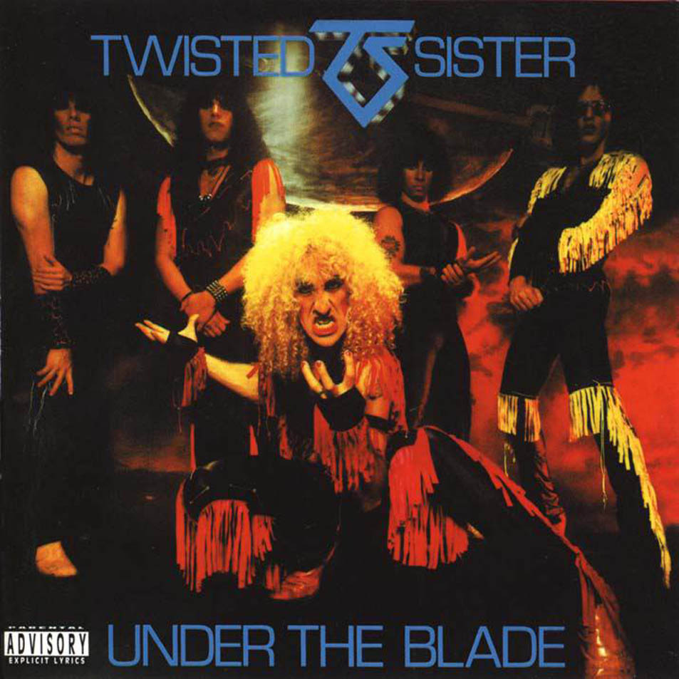 Cartula Frontal de Twisted Sister - Under The Blade