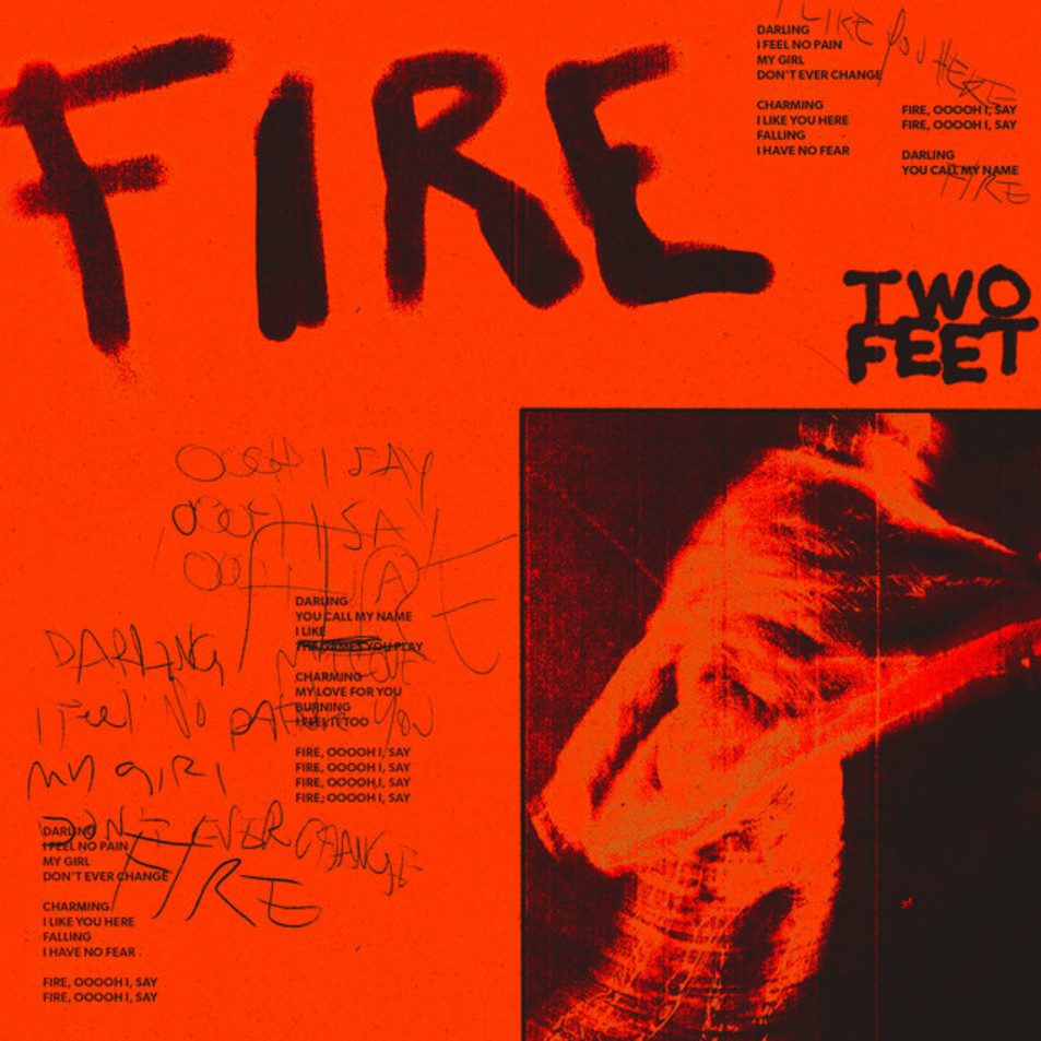 Cartula Frontal de Two Feet - Fire (Cd Single)