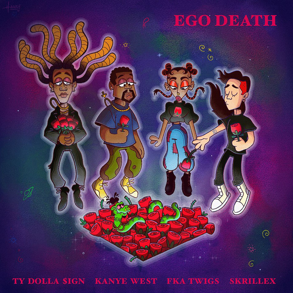 Cartula Frontal de Ty Dolla $ign - Ego Death (Featuring Kanye West, Fka Twigs & Skrillex) (Cd Single)