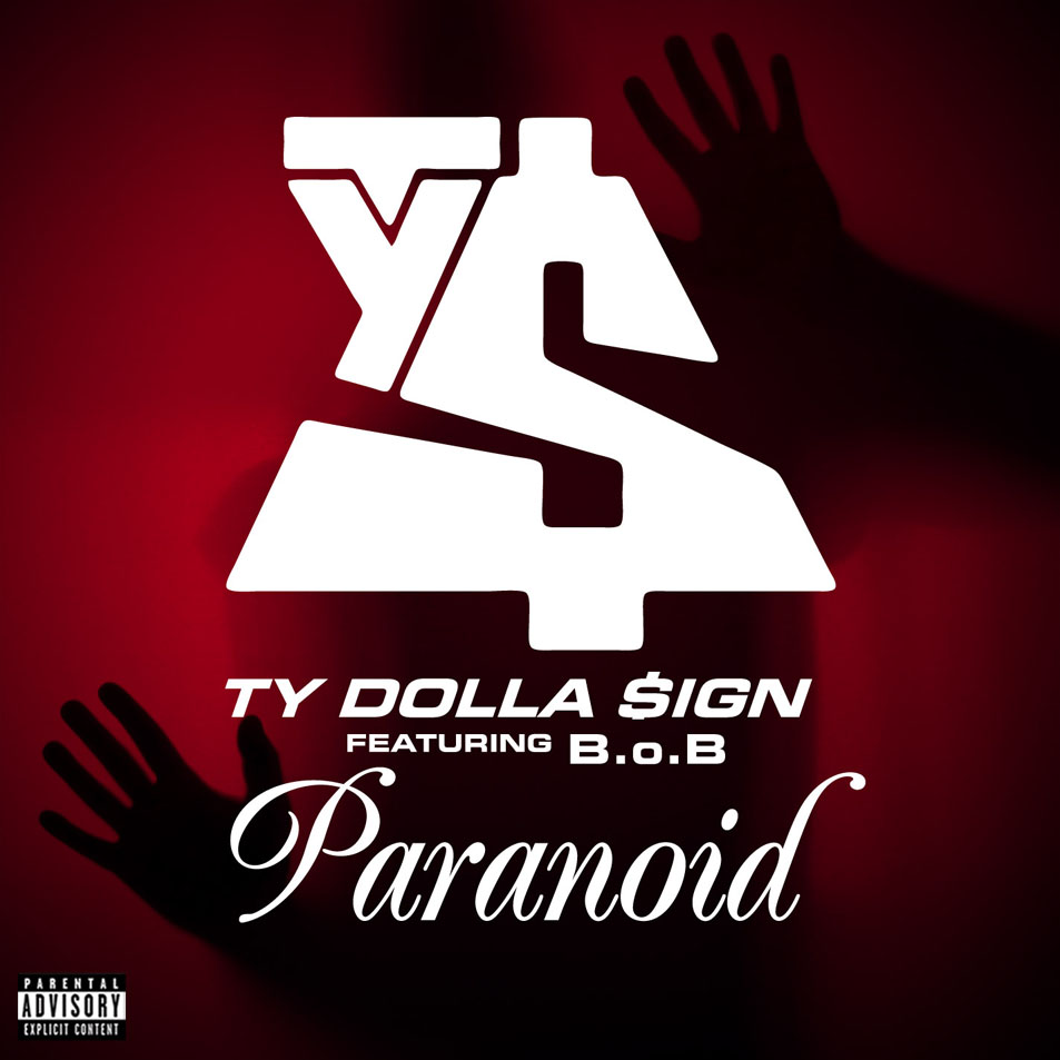 Cartula Frontal de Ty Dolla $ign - Paranoid (Featuring B.o.b) (Cd Single)