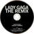 Cartula cd Lady Gaga The Remix (17 Canciones)