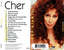 Cartula trasera Cher Pop Giants