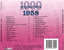Caratula Trasera de 1000 Original Hits 1958