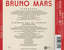 Cartula trasera Bruno Mars Treasure (Cd Single)
