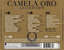 Cartula trasera Camela Oro La Coleccion (Edicion Especial)