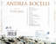Caratula Trasera de Andrea Bocelli - Cieli Di Toscana (English Version)