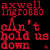 Cartula frontal Axwell Ingrosso Can't Hold Us Down (Cd Single)