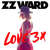 Cartula frontal Zz Ward Love 3x (Cd Single)