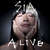Cartula frontal Sia Alive (Cd Single)