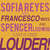Cartula frontal Sofia Reyes Louder! (Love Is Loud) (Featuring Francesco Yates & Spencer Ludwig) (Cd Single)