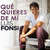 Caratula frontal de Que Quieres De Mi (Cd Single) Luis Fonsi