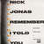 Caratula frontal de Remember I Told You (Featuring Anne-Marie & Mike Posner) (Acoustic) (Cd Single) Nick Jonas