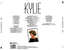 Carátula trasera Kylie Minogue Kylie (Deluxe Edition)