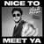 Caratula frontal de Nice To Meet Ya (Diplo Remix) (Cd Single) Niall Horan