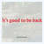 Disco It's Good To Be Back (Cd Single) de Metronomy