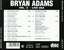 Caratula trasera de Volume 3 Live Usa Bryan Adams