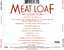 Cartula trasera Meat Loaf Hit Collection