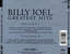 Cartula trasera Billy Joel Greatest Hits Volume I & Volume II