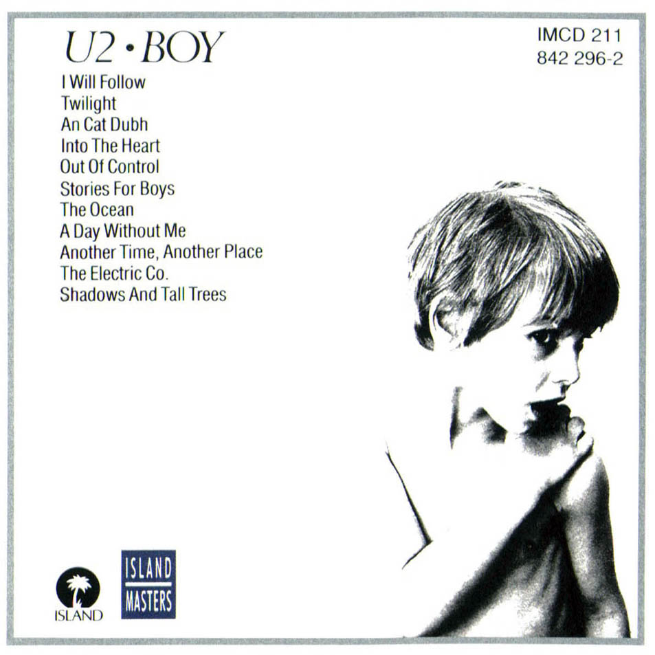 Cartula Interior Frontal de U2 - Boy