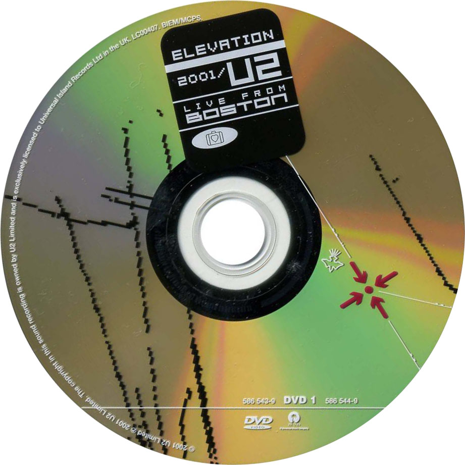 Cartula Dvd de U2 - Elevation 2001: Live From Boston (Dvd)