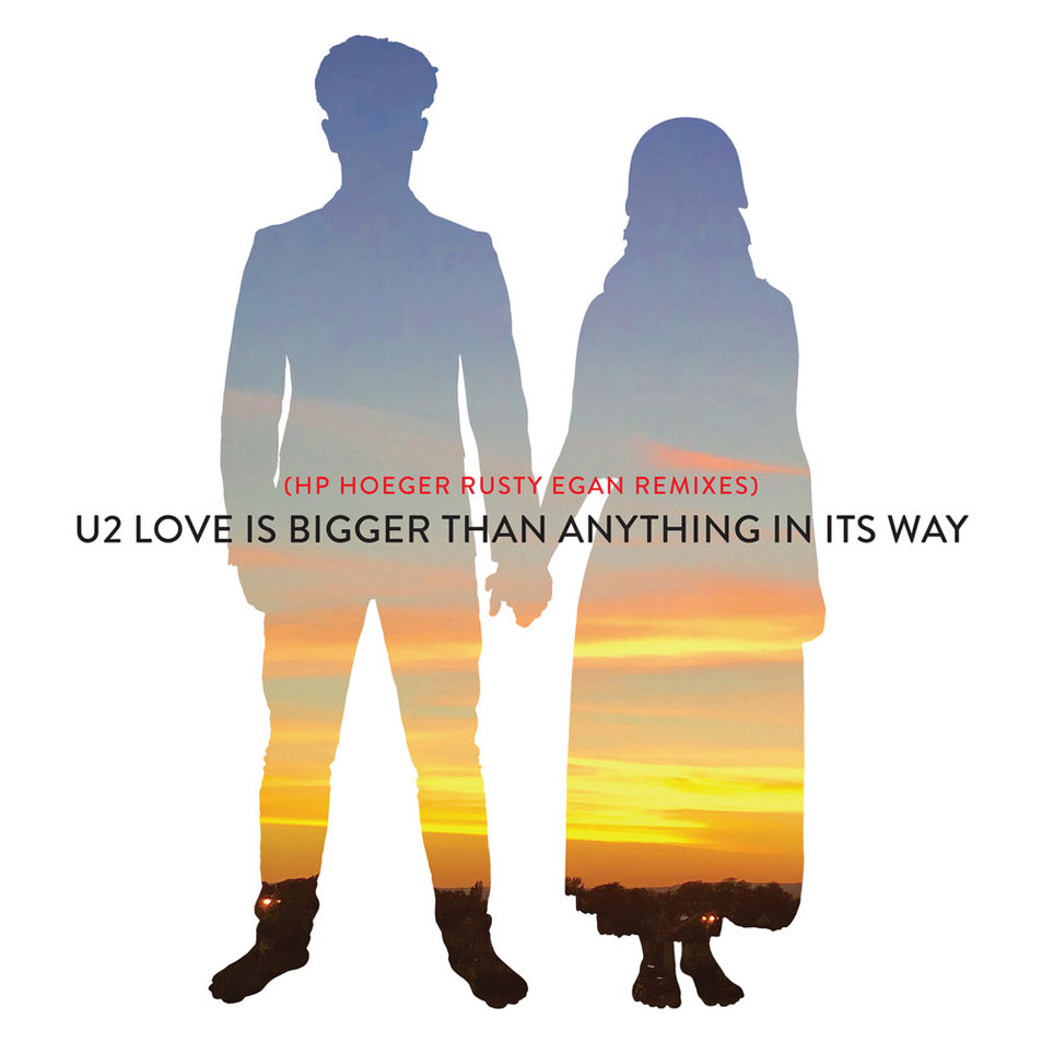 Cartula Frontal de U2 - Love Is Bigger Than Anything In Its Way (Hp Hoeger Rusty Egan Remixes) (Cd Single)