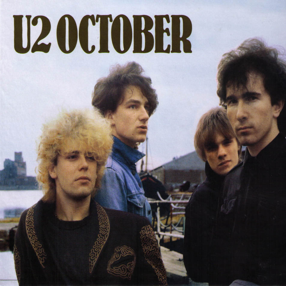 Cartula Frontal de U2 - October (2008)