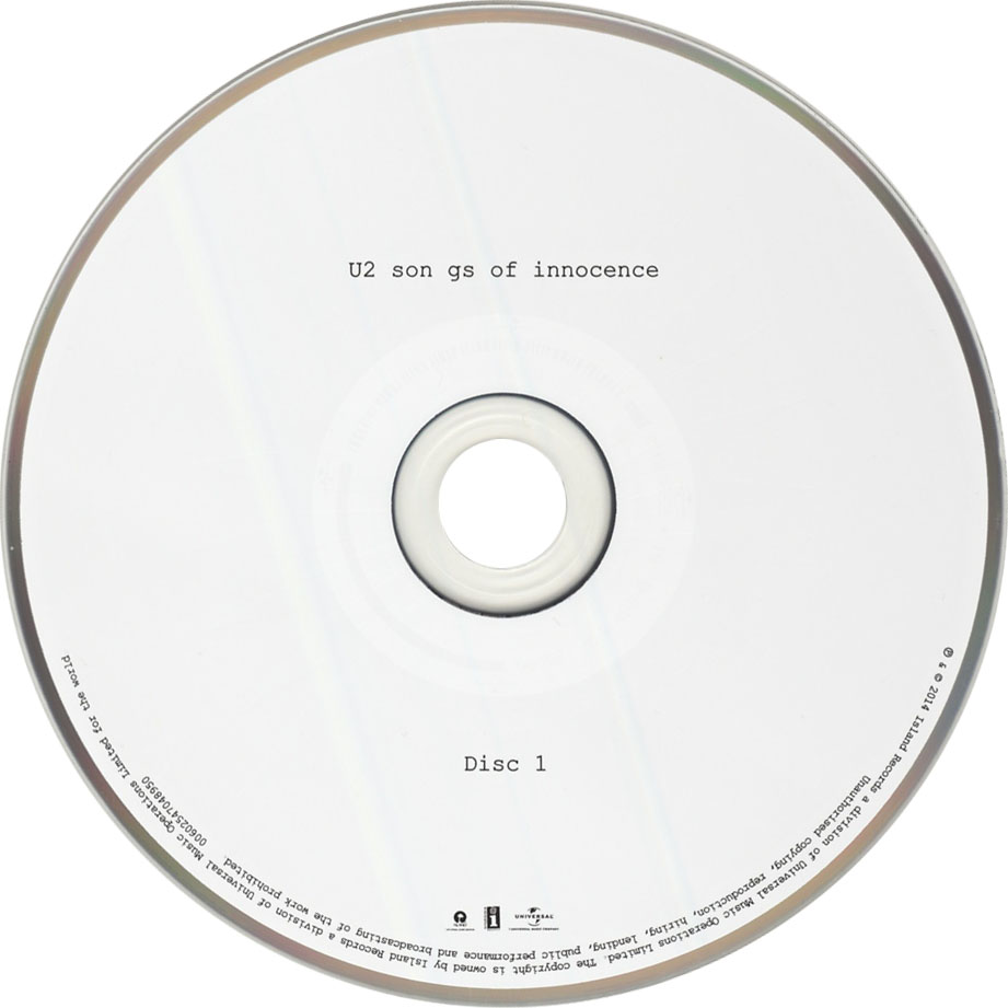 Cartula Cd1 de U2 - Songs Of Innocence (Deluxe Edition)