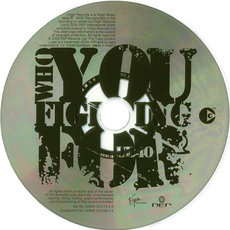 Cartula Cd1 de Ub40 - Who You Fighting For (Limited Edition)