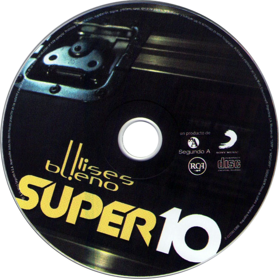 Cartula Cd de Ulises Bueno - Super 10