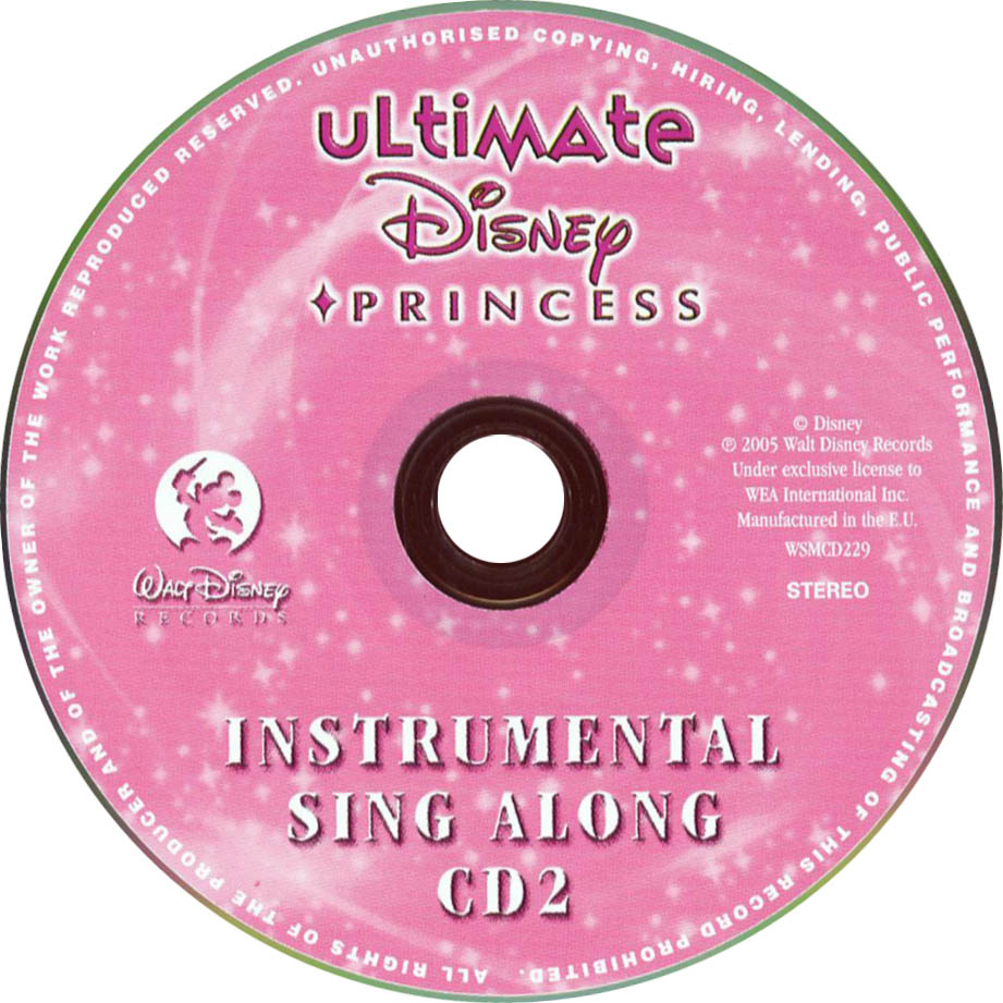 Cartula Cd2 de Ultimate Disney Princess