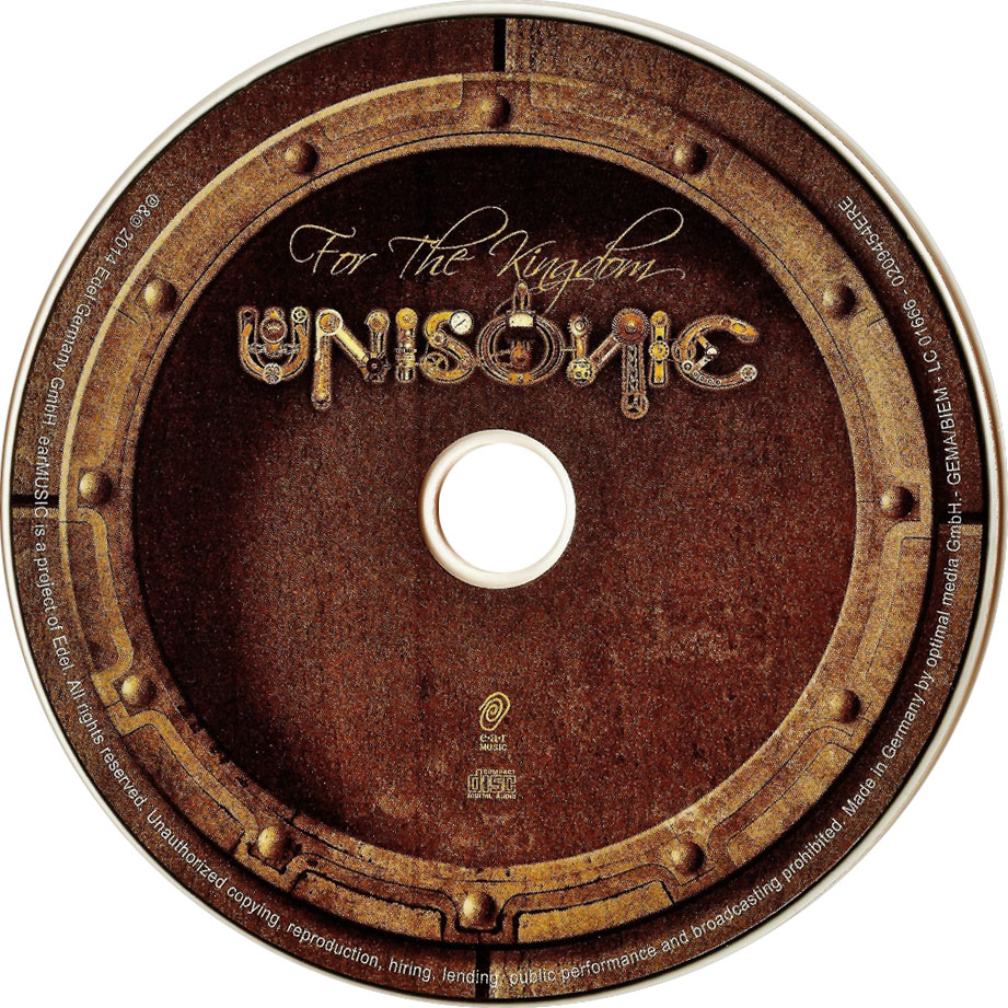 Cartula Cd de Unisonic - For The Kingdom (Ep)