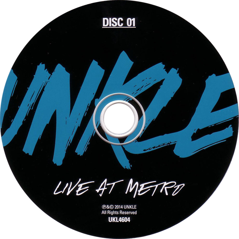 Cartula Cd1 de Unkle - Live At Metro