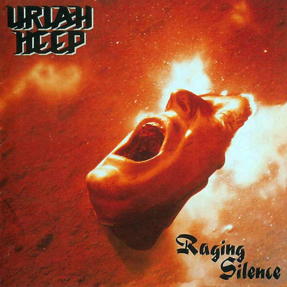 Cartula Frontal de Uriah Heep - Raging Silence
