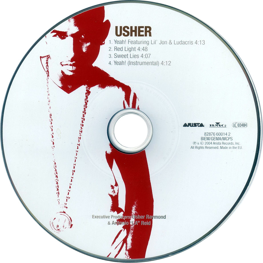 Cartula Cd de Usher - Yeah! (Featuring Lil Jon & Ludacris) (Cd Single)