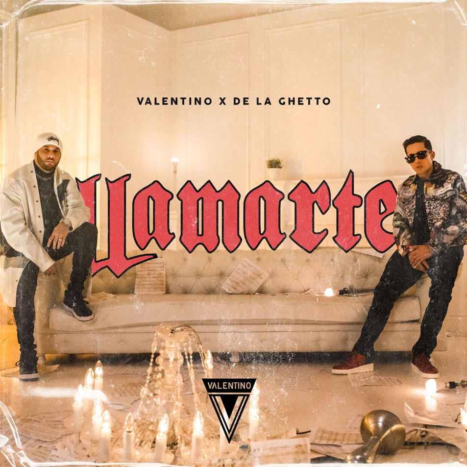 Cartula Frontal de Valentino - Llamarte (Featuring De La Ghetto) (Cd Single)