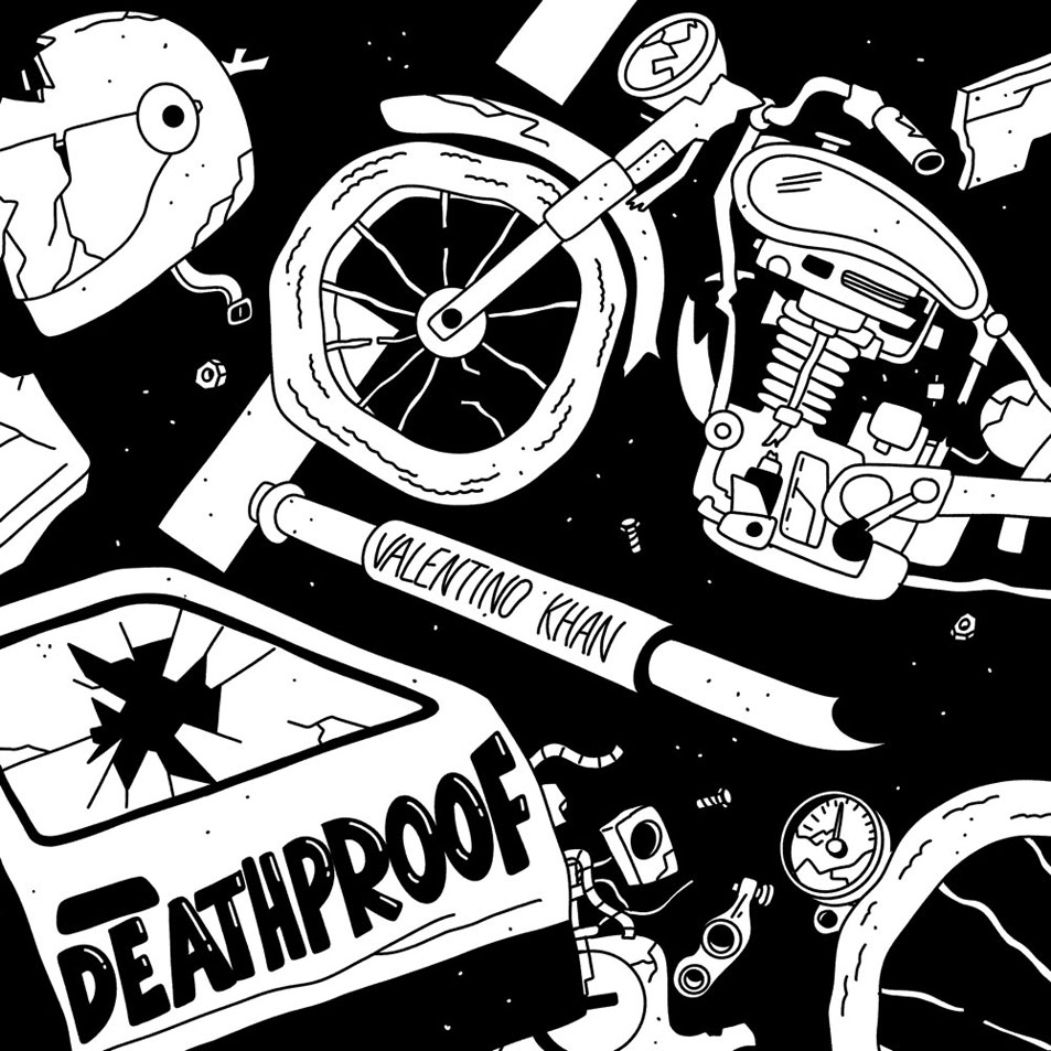 Cartula Frontal de Valentino Khan - Deathproof (Cd Single)