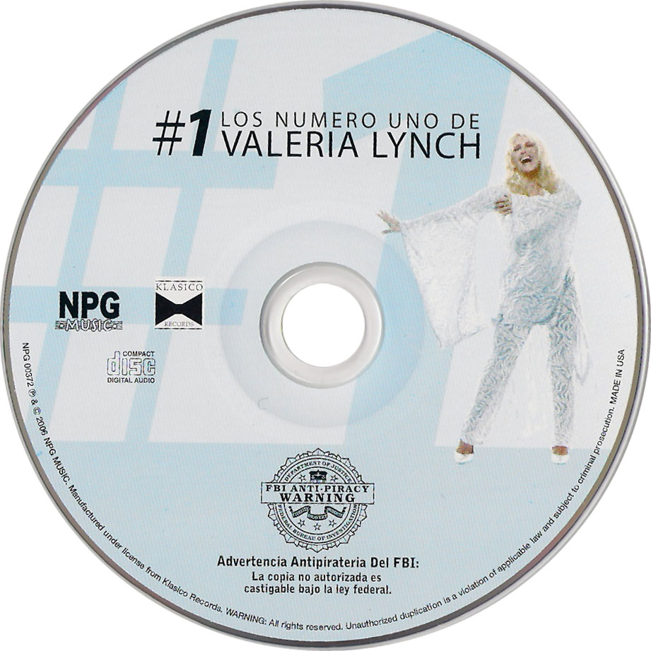 Carátula Cd de Valeria Lynch - Los Numero Uno De Valeria Lynch