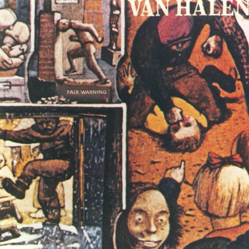 Cartula Frontal de Van Halen - Fair Warning