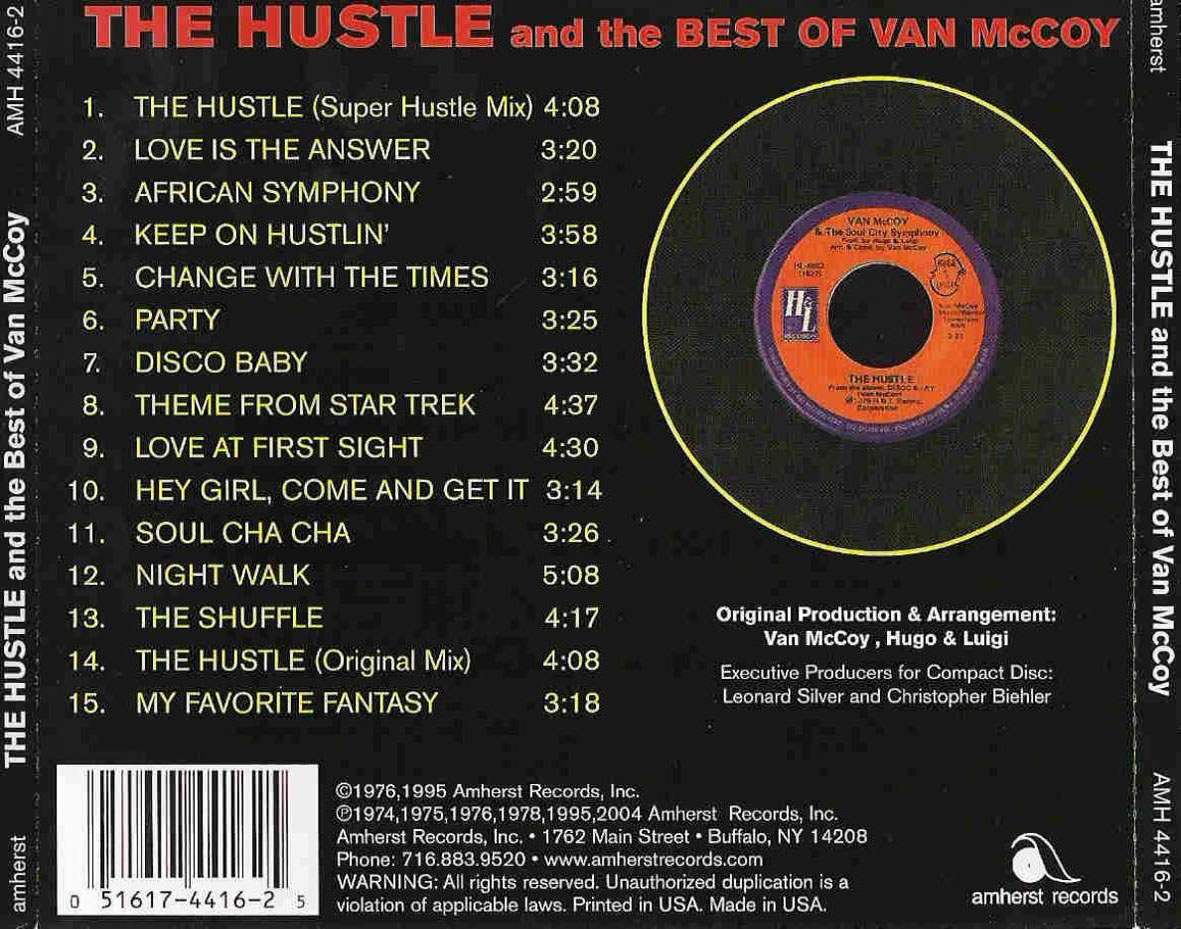 Cartula Trasera de Van Mccoy - The Hustle And The Best Of Van Mccoy