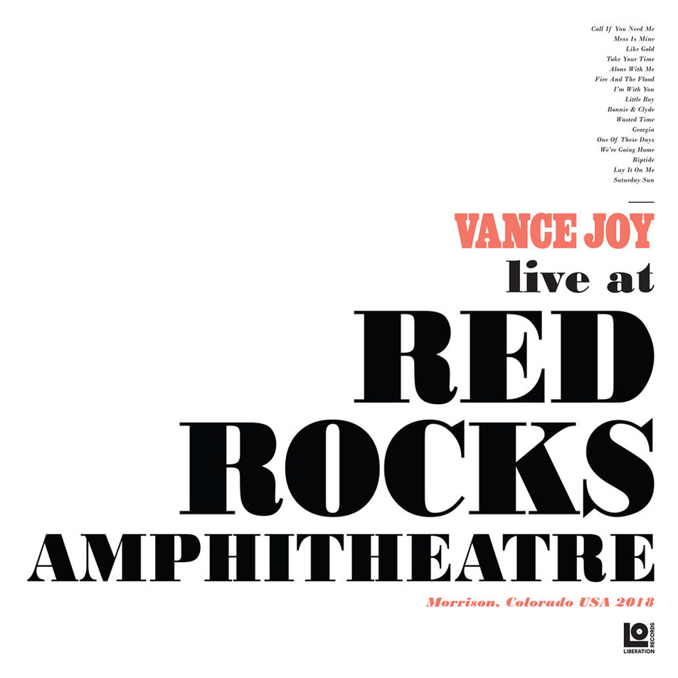 Cartula Frontal de Vance Joy - Live At Red Rocks Amphitheatre