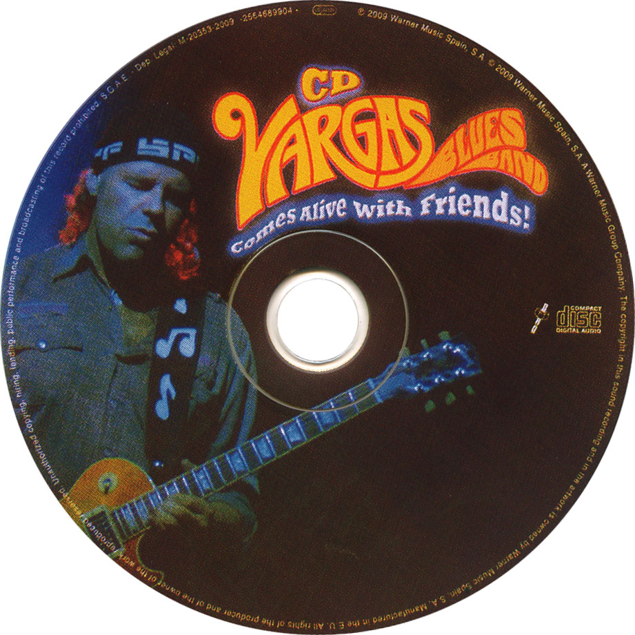 Cartula Cd de Vargas Blues Band - Comes Alive With Friends