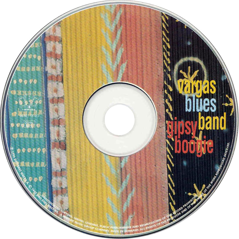 Cartula Cd de Vargas Blues Band - Gipsy Boogie